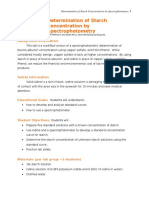 Determination of Starch Concentration by Spectrophotometry Final 20110803