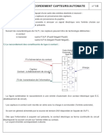 Raccordement Capteurs Automate