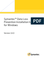 Symantec DLP 14.0 Install Guide Win