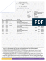 E-Statement of Account: Muhammad Irfan