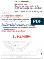 Eclimetro y Secciones Transv