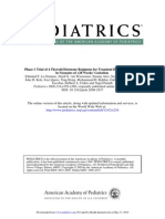 In Neonates of 28 Weeks' Gestation Phase 1 Trial of 4 Thyroid Hormone Regimens For Transient Hypothyroxinemia