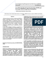 Comparative Analysis of Wavelet Based Constant Envelope OFDM and Constant Envelope OFDM Using Phase Modulation