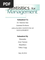 Submitted To: Dr. Samiran Jana Assistant Professor Asia-Pacific Institute of Management