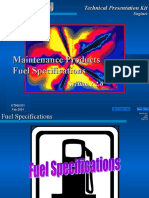 Maintenance Products Fuel Specifications