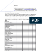 SQL Server Instance Checklist