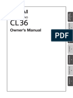 Kawai CL36 Manual