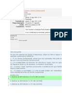 PROVA FINAL - Int. Direito Constitucional ILB/senado