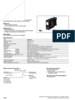 Specifications of Transducers WH7PM