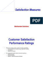 Customer Satisfaction Measures