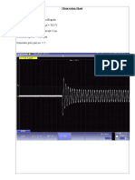 Obseravation Sheet My