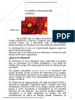 ¿Sabes Cual Es El Conflicto Emocional Del Colesterol - Triglicéridos - BioEmocionate PDF