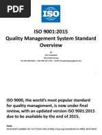 Iso 9000 2015 Asq 711 Presentation 08 19 15