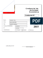 Credencial Act Economica Cam Nal Comercio