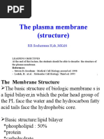 The Plasma Membrane (Structure) : RB - Soeherman H, DR.,MK