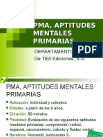 Pma Aptitudes Mentales Primarias