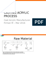 Casting Acrylic Process