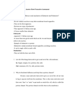 Answer Sheet Formative Assessment