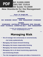 Overview of Iso 31000 Iso-Iec 31010 & Iso Guide 73