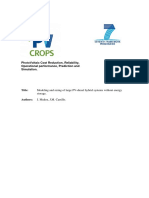 Photovoltaic Cost Reduction, Reliability, Operational Performance, Prediction and Simulation