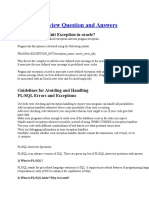 PL/SQL Interview Question and Answers: What Is Pragma Init Exception in Oracle?