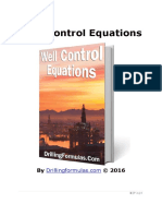 Well Control Euqations Drilling Formulas 2016