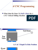 Example of CNC Programming: What Must Be Done To Ona CNC Vertical Milling Machine