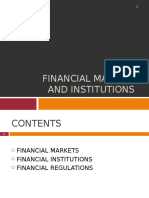 Financial Market and Institutions