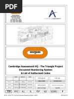 05 00 TTP - Technical Document Numbering System - F