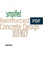 Simplified Reinforced Concrete Design 2010 NSCP