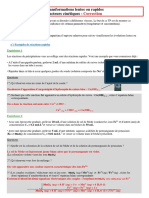 TP1 Transformations Lentes Ou Rapides 2-Correction PDF