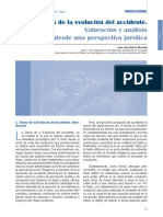 Teoria de La Evolucion Del Accidente. Valoracion y Analisis Desde Una Perspectiva Juridica PDF