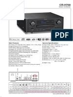 TEAC CR-H700 Datasheet en