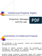 Intellectual Property Rights: Protection, Management and The Law