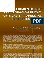 26.04.05. Colaboración Eficaz. Dr. Alonso Peña Cabrera