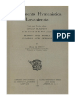 Humanistica Lovaniensia Vol. 4, 1934 - Monvmenta Hvmanistica Lovaniensia - Texts and Studies About LOUVAIN HUMANISTS in The First Half of The XVIth Century PDF