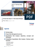 Cost Sensitivity Analysis in Technip Italy