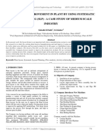 Productivity Improvement in Plant by Using Systematic Layout Planning (SLP) - A Case Study of Medium Scale Industry