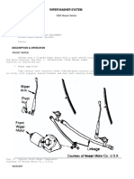 Wiper Washer System - Nissan Sentra 1993