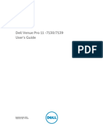 Dell Venue Pro 11 - 7130/7139 User's Guide: Regulatory Model: T07G Regulatory Type: T07G001