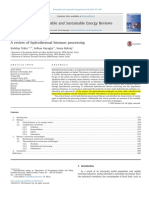 A Review of Biomass Hydrothermal Processing PDF