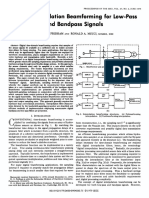 Digital Interpolation Beamforming For Low-Pass and Bandpass Signals