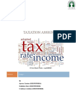 Taxation Assignment PDF