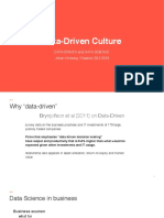 Data-Driven Culture: Data-Driven and Data-Science Johan Himberg / Reaktor 29.2.2016