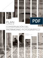 Plan Nacional de Conservación Del Patrimonio Fotográfico