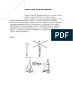 Equipos para La Extraccion de Agua Subterranea