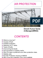 Busbar Protection: Dinesh Kumar Sarda A.Manager (MRSS)