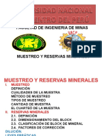 Muestreo y Reservas