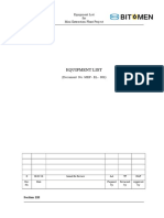 Equipment List For Mini Extraction Plant Project