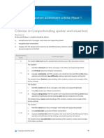 Myp Language Acquisition Rubrics